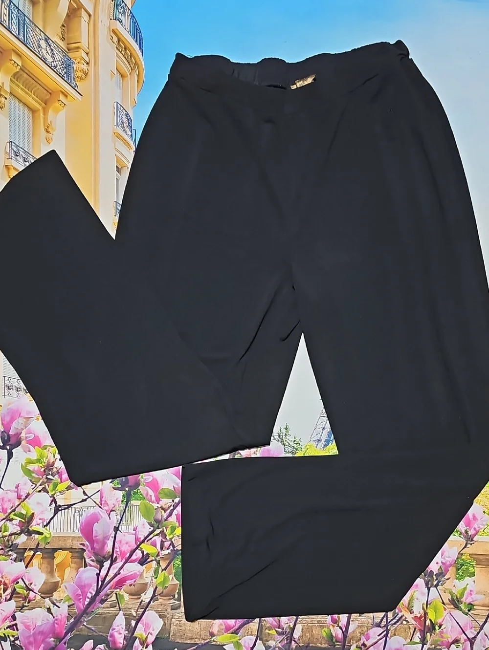 Midnight Velvet‎ Elegant Black Women's Pants Size Large Tall